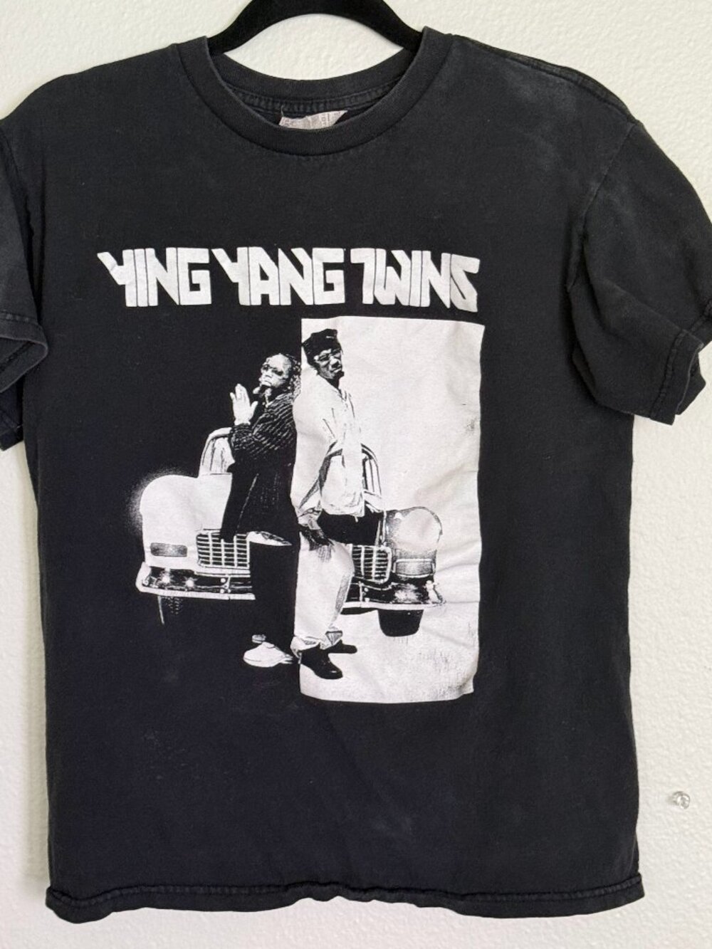 Vintage Ying Yang Twins Rap T Shirt Black Size M Alstyle Tag Y2K HipHop SunFaded